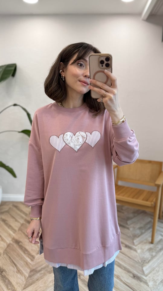 GÜL KURUSU 10637 SWEATSHİRT 