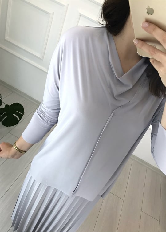 GÜMÜŞ DEGAJE YAKA ETEK TAKIM