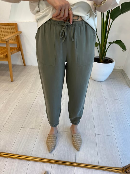 HAKİ  1662 TENCEL PANTOLON 