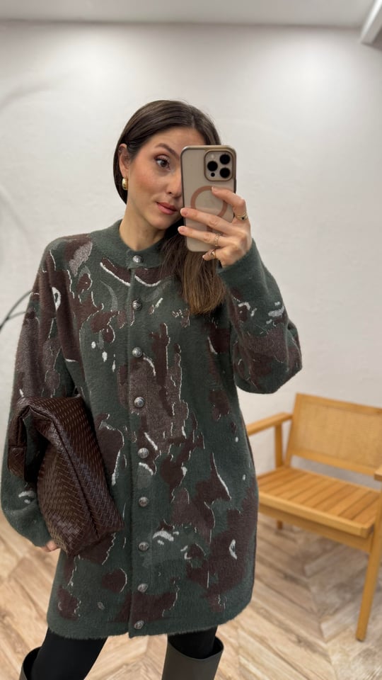 HAKİ 7006 DESENLİ ANGORA HIRKA