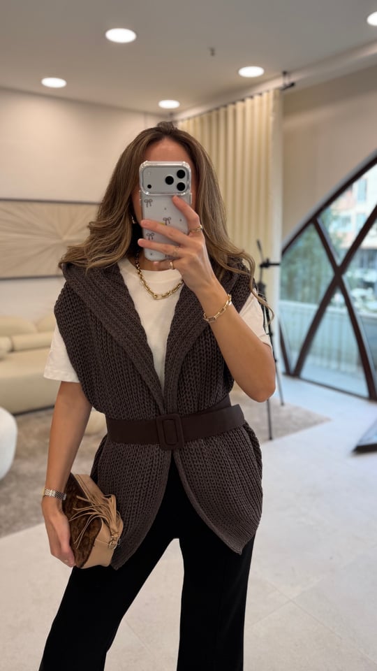 KAHVE 0067 KEMERLİ HIRKA