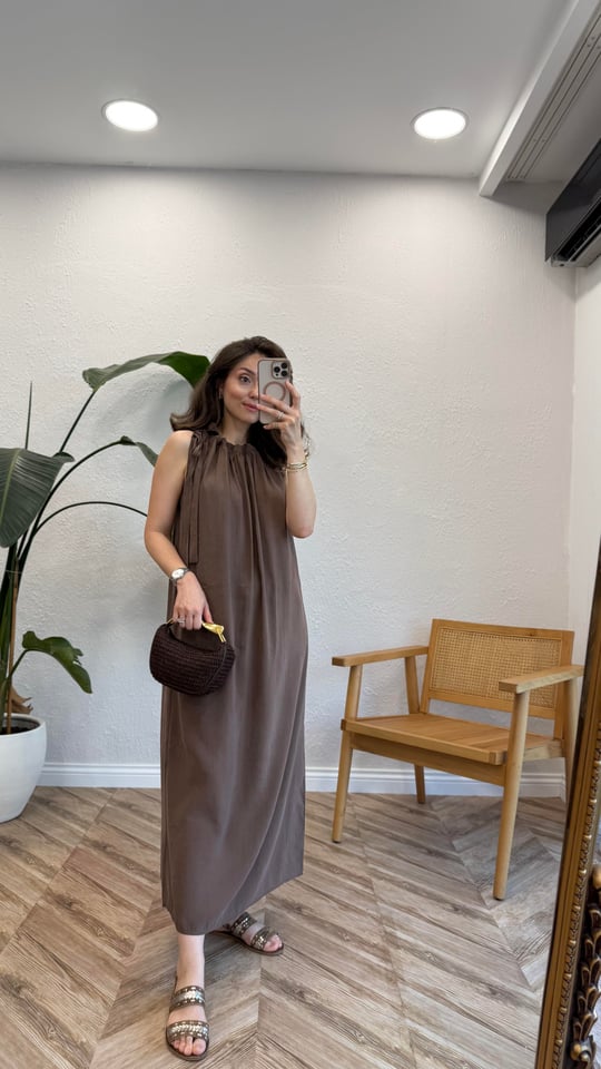 KAHVE 3213 ELBİSE 