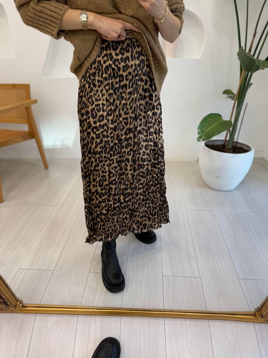 KAHVE 3237 LEOPAR ETEK