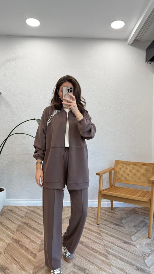 KAHVE 4426 MODAL TAŞLI TAKIM 