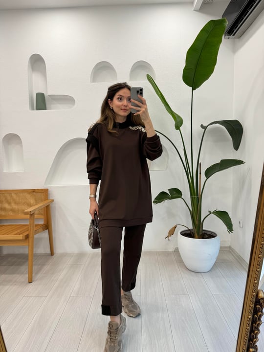 KAHVE 4671 TRİKO MODAL TAKIM