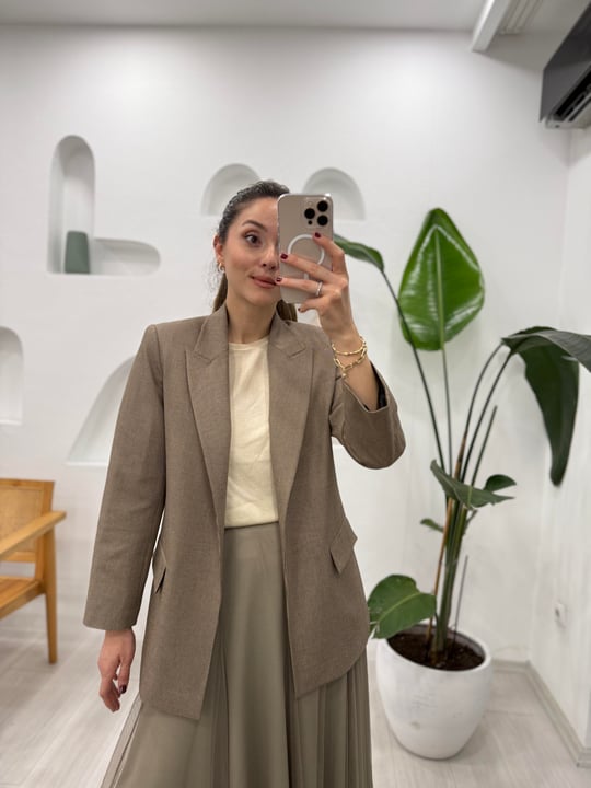 KAHVE 60758 BLAZER CEKET