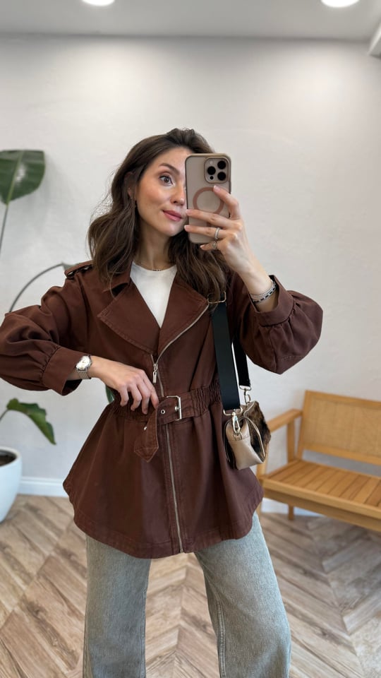 KAHVE 7306 CEKET SARI 