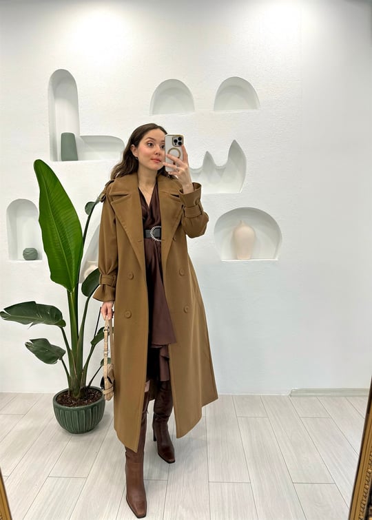 KAHVE KRUVAZE KABAN 