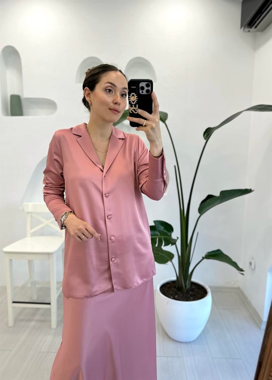 KARİDES 3918 SATEN CEKET 