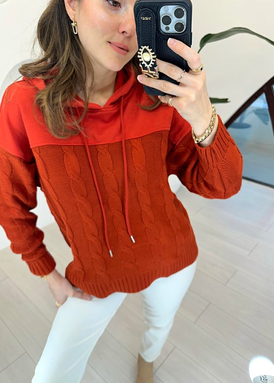 KİREMİT 4502 PARAŞÜT DETAY SWEAT
