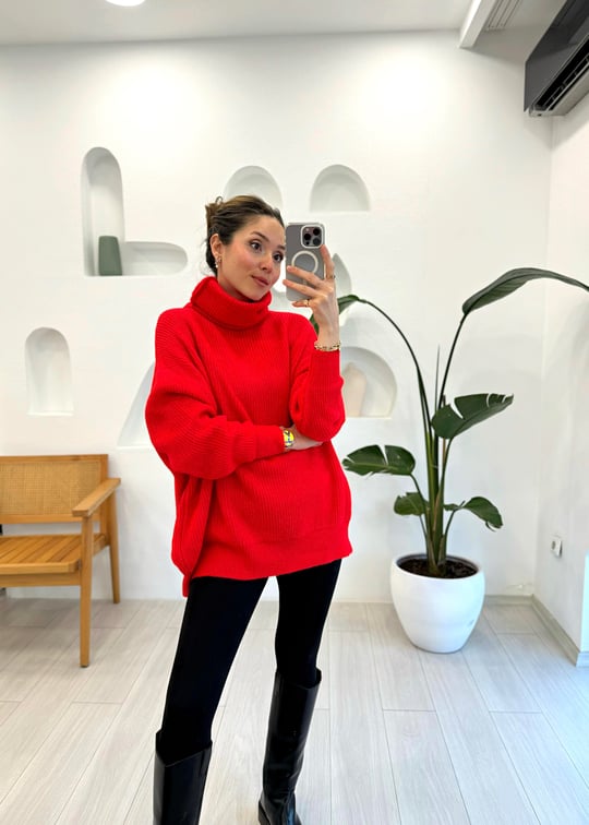 KIRMIZI 3278 BALIKÇI SALAŞ KAZAK