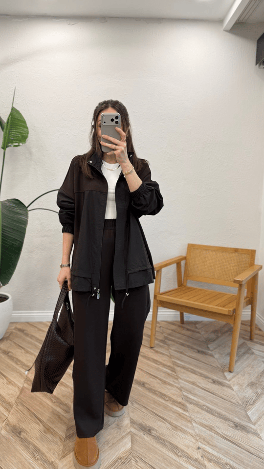 KOYU KAHVE 3287 BAĞCIKLI TAKIM 