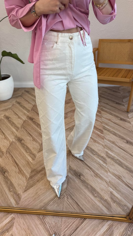 KREM 0145 DENİM PANTOLON 