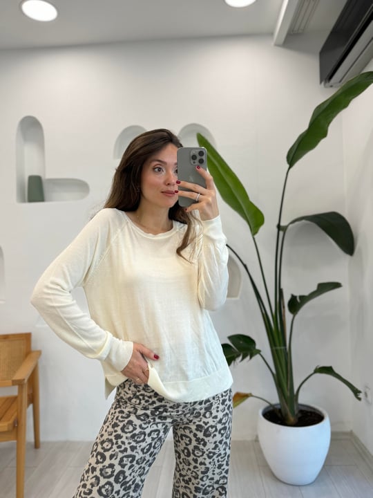 KREM 10536 BİSİKLET YAKA TRİKO 