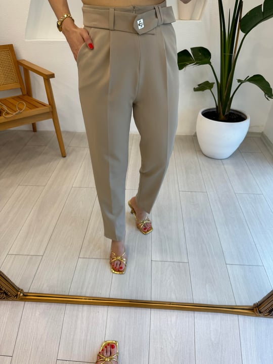 KUMSAL 4320 KEMERLİ PANTOLON