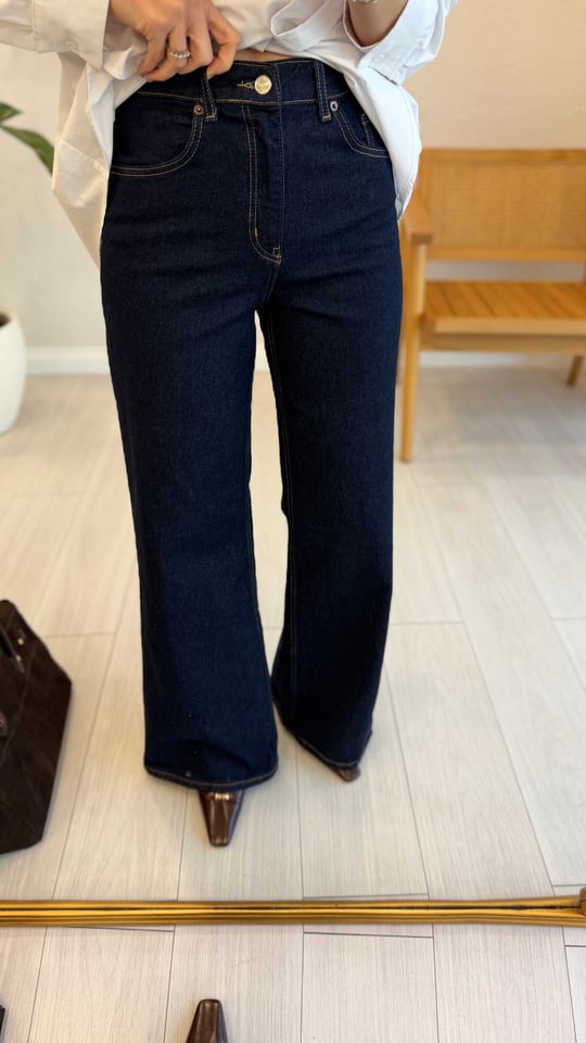 LACİVERT 0214 GENİŞ PAÇA JEAN 