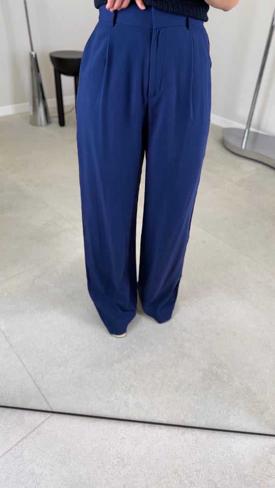 LACİVERT 0827 BOL PAÇA PANTOLON