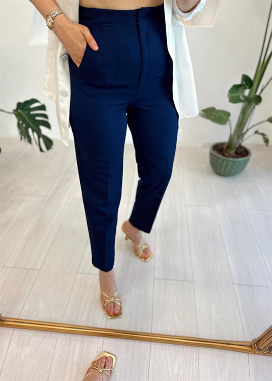 LACİVERT 1155 PENS DETAY PANTOLON 