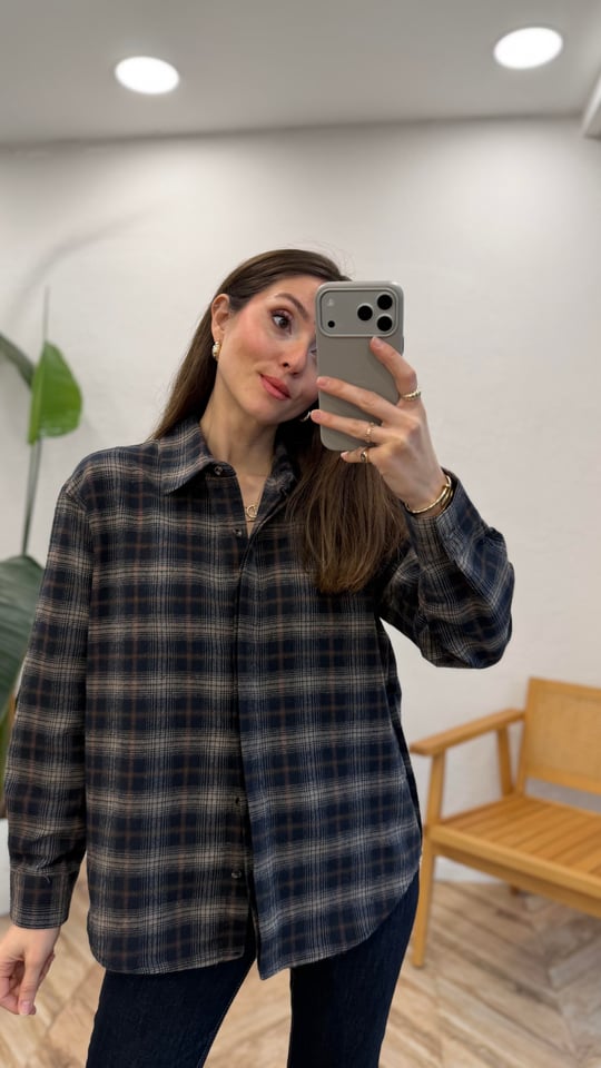 LACİVERT 2699 ODUNCU GÖMLEK 