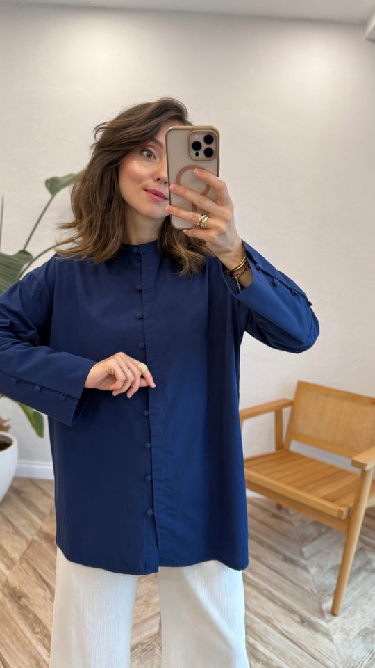 LACİVERT 2998 GÖMLEK