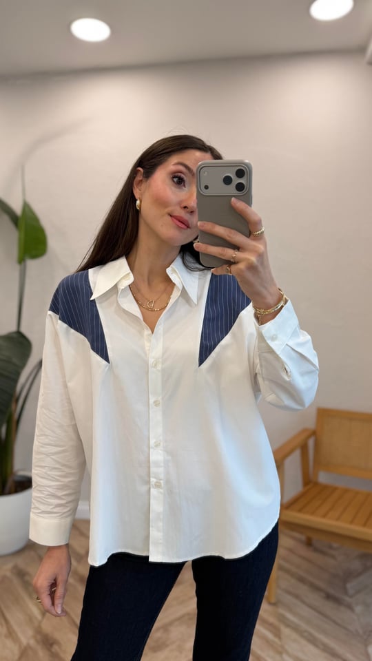 LACİVERT 3801 GARNİ GÖMLEK 