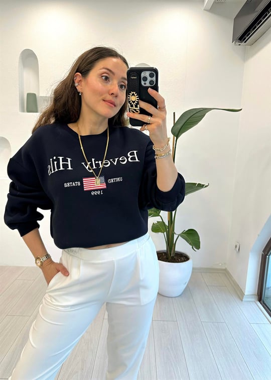 LACİVERT 4409 SWEAT