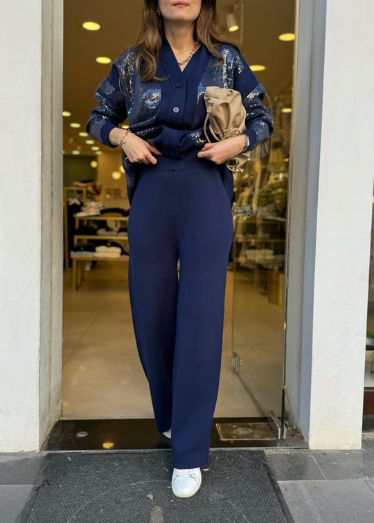 LACİVERT 4582 TRİKO PANTOLON 