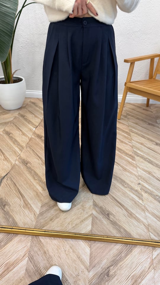 LACİVERT 6100 PİLİSE PANTOLON