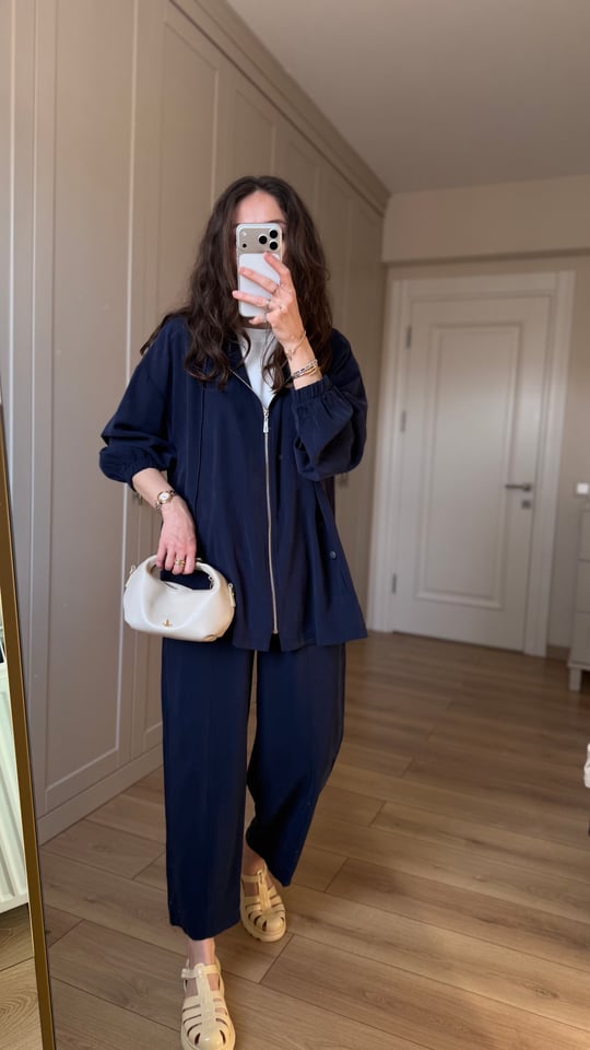 LACİVERT 6408 BOMBER TAKIM 