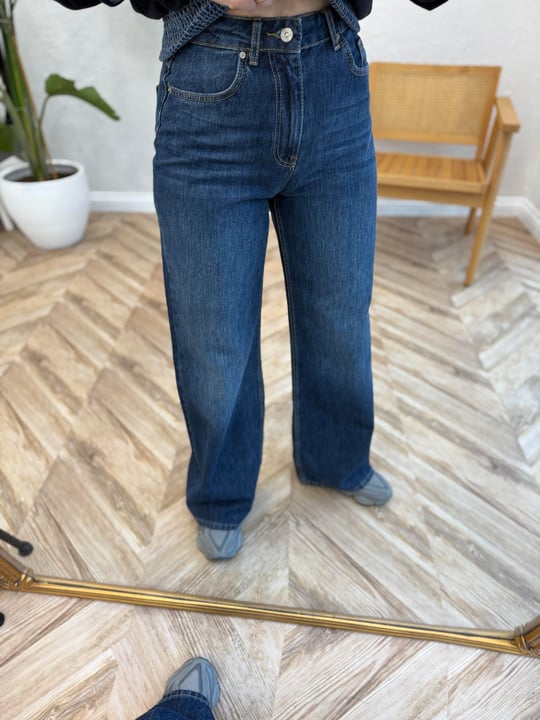 LACİVERT 71784 GENİŞ JEAN 