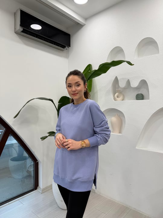 LİLA 32108 TUNİK SWEATSHİRT