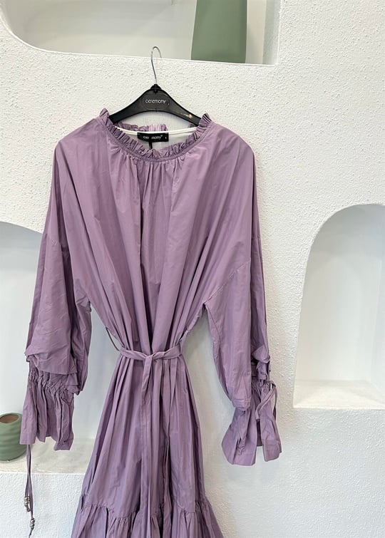 LİLA 4724 TAFTA ELBİSE