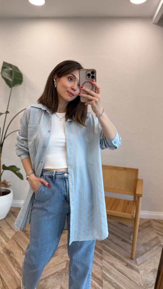 MAVİ 0671 GÖMLEK 