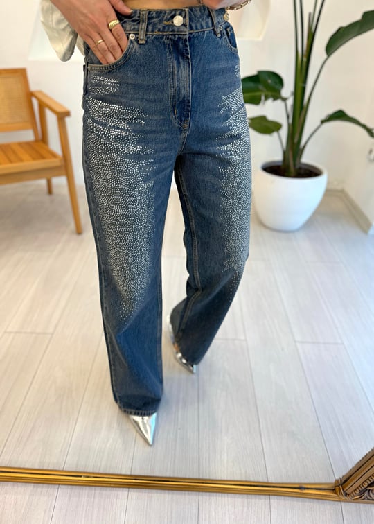MAVİ 16050 ÖNÜ TAŞLI KOT PANTOLON