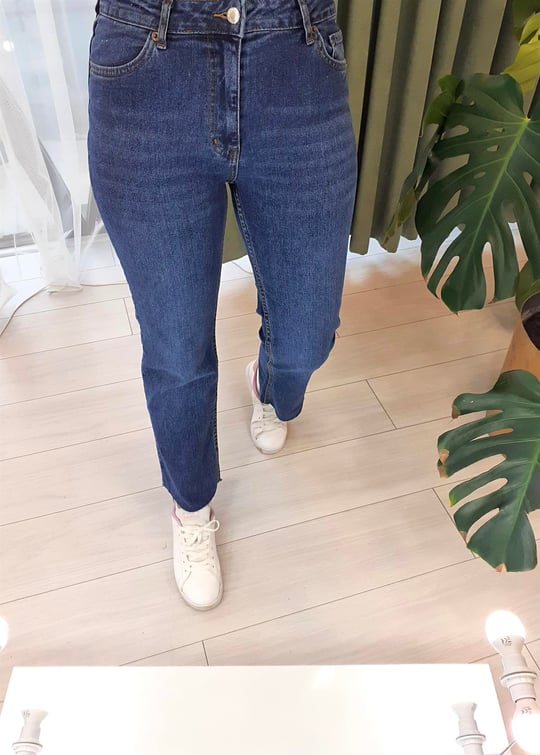 MAVİ FLARE PAÇA JEAN