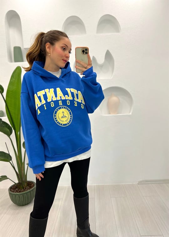 MAVİ KOLEJ SWEAT