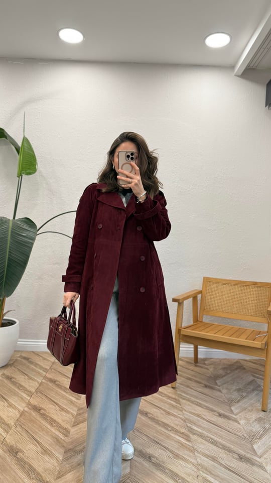 MÜRDÜM 2407 NUBUK TRENÇ 