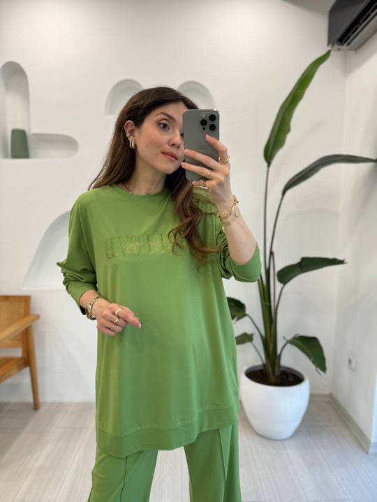 NEFRİT 32960 SİM DETAY NAKIŞLI TAKIM 