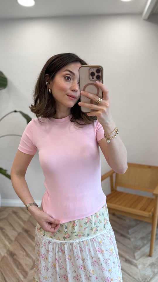 PEMBE 1113 TİŞÖRT