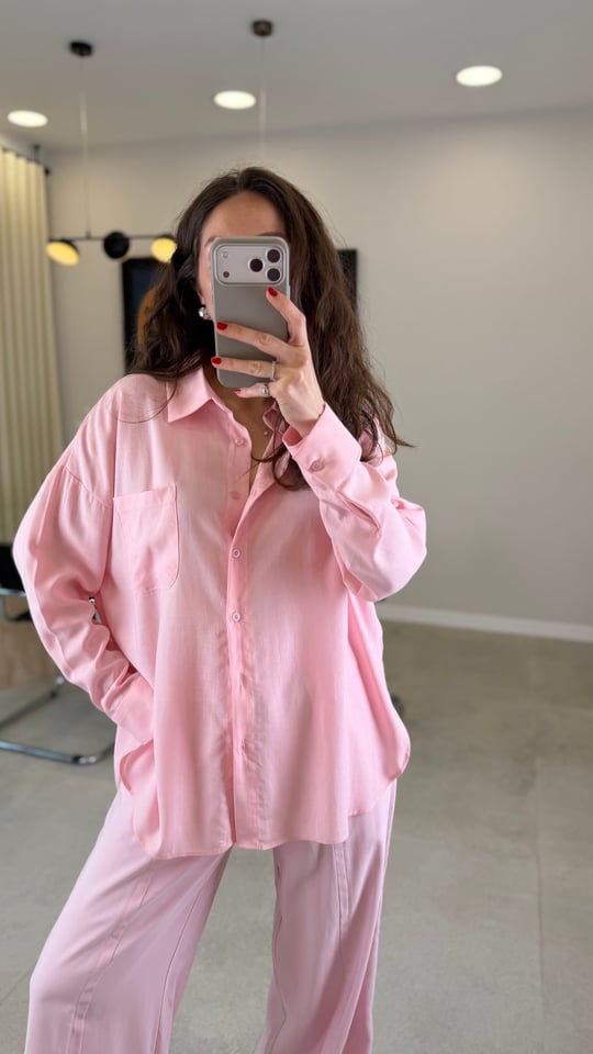 PEMBE 1724 GÖMLEK