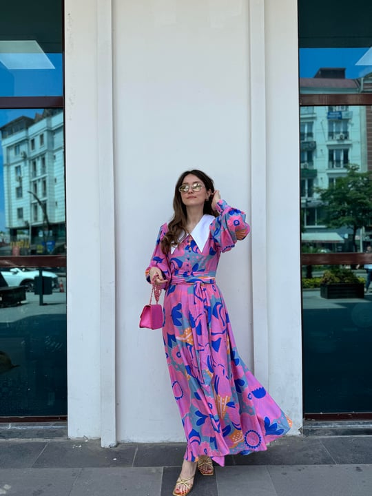 PEMBE 1794 ELBİSE