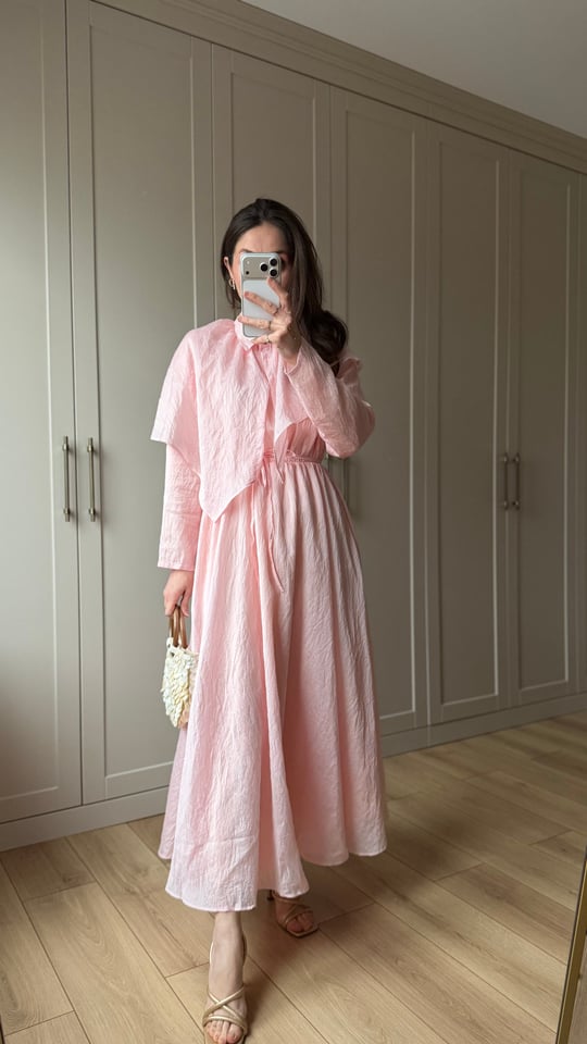 PEMBE 1912  ELBİSE 