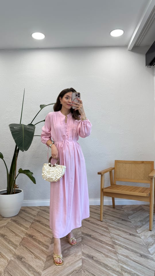 PEMBE 2980 ELBİSE