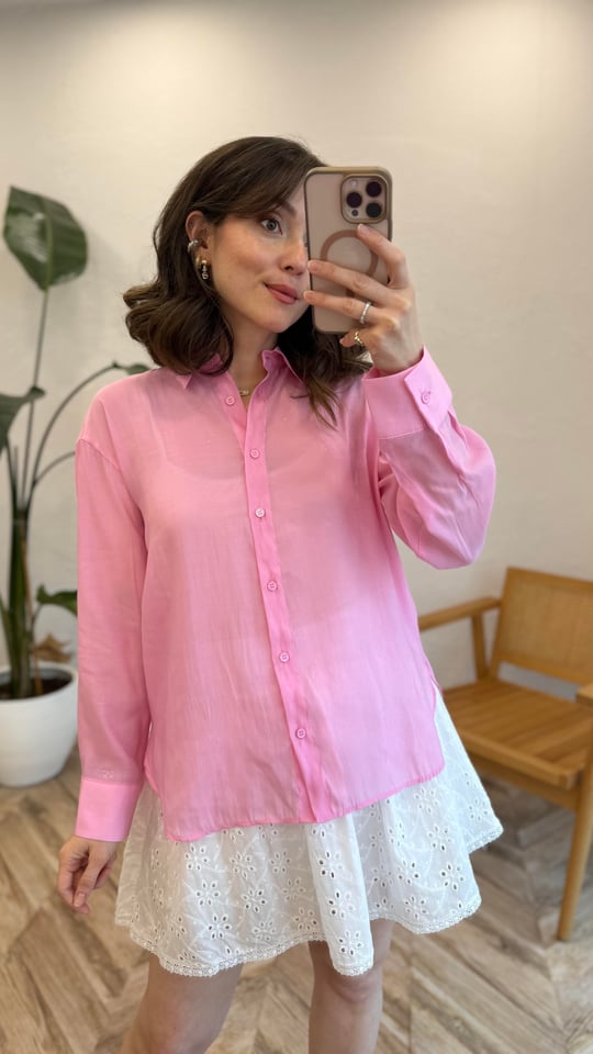 PEMBE 3184 GÖMLEK 