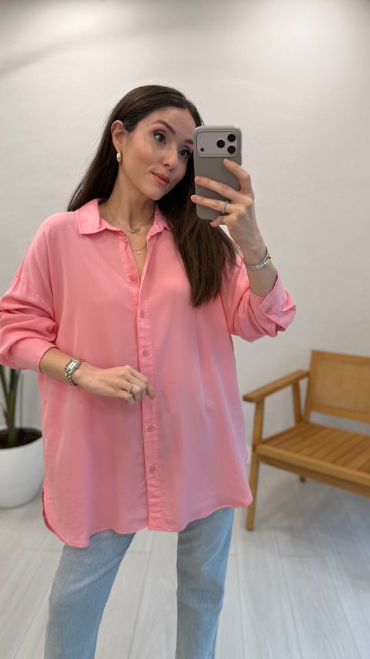 PEMBE 6215 GÖMLEK 