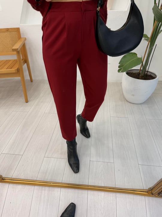 QUZU 1154 PANT BORDO S