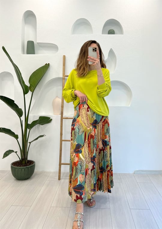 RENKLİ COLOURFUL ETEK