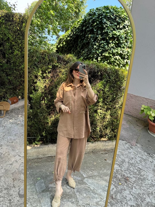 S.KAHVE 4907 TENCEL TAKIM 