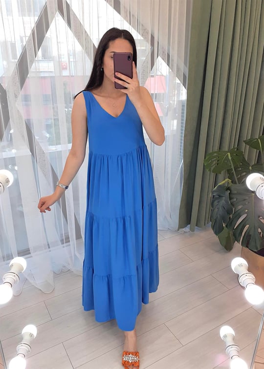 SAKS 0312 KALIN ASKILI ELBİSE 