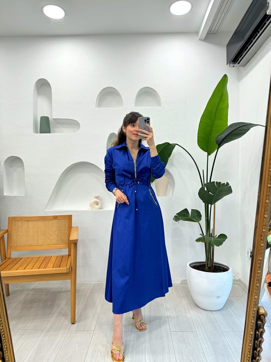 SAKS 4331 GÖMLEK ELBİSE 